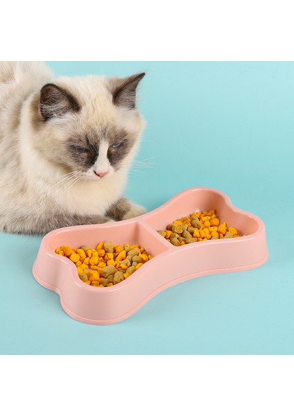 Pembe Köpek Kemik Şekli Pet Çift Kase Köpek Kase Hayvan Mama Kabı Reçine Düz Renk Evcil Hayvan Malzemeleri Evcil Hayvan Aksesuarları Köpek Aksesuarları Köpek Maması Kase (Yurt Dışından) modelleri