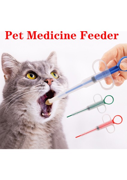 Yeşil Pet Ilaç Şırınga Tablet Hap Tabancası Piller Itme Dağıtıcı Ilaç Su Süt Şırınga Köpek Kedi Yavrusu Besleyici Kiti Köpek Aksesuarları (Yurt Dışından) fiyatları