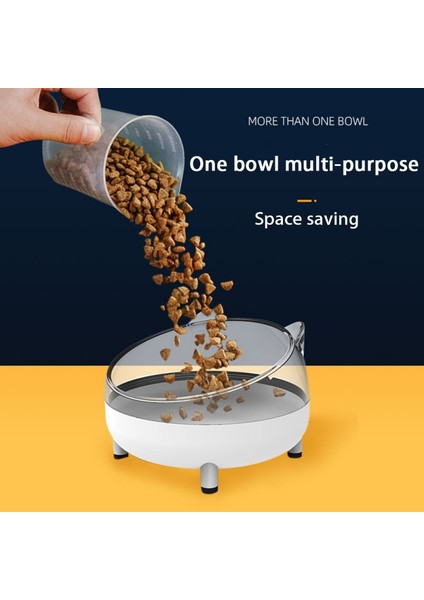 Mavi 5.12X4.72X3.35 Inç Yüksek Ayak Kaymaz Kedi Köpek Kase Boyun Koruyucu Kediler Köpekler Içecek Su Yemek Yiyecek Kase Anti-Ipucu Binaural Evcil Hayvan Besleme Aksesuarları (Yurt Dışından) modelleri