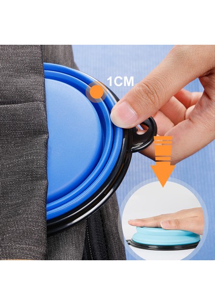 Siyah 350ML 350 - 650 - 1000ML Büyük Katlanabilir Köpek Kase Seyahat Aksesuarları Köpek Yemek Tabağı Kase Seyahat Aksesuarları Kedi Konteyner Su Şişesi (Yurt Dışından) fırsatları