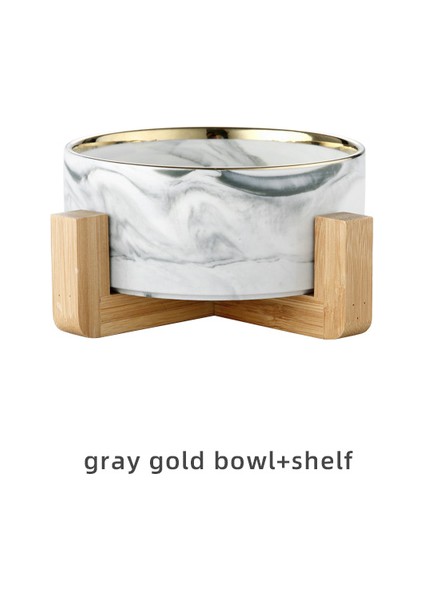 Standlı Gri Altın 400ML Küçük Kedi Köpek Kase Seramik Besleyici Ebru Tabağı Pet Ayarlanabilir Ahşap Raf Besleme Içme Kaymaz Yüksek Kedi Ürün Malzemeleri # P005 (Yurt Dışından) fiyatları