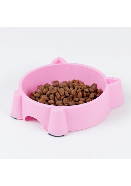 Pembe Evcil Hayvan Malzemeleri Hayvan Mama Kabı Kedi Kase Kaymaz Karikatür Kedi Mama Kasesi Küçük ve Orta Boy Evcil Hayvan Maması Kedi Malzemeleri Evcil Hayvan Aksesuarları (Yurt Dışından)