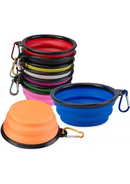 Beyaz Katlanır Silikon Hayvan Mama Kabı Açık Seyahat Taşınabilir Tpe Köpek Kase Pet Su Kasesi Yavru Gıda Konteyner Besleyici Bulaşık Kase Evcil Hayvan Malzemeleri (Yurt Dışından) fiyatları