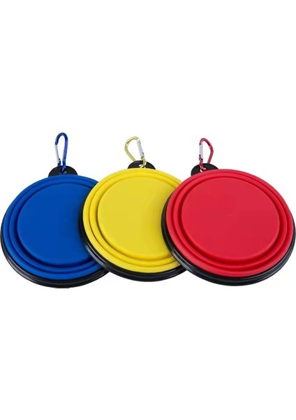 Beyaz Katlanır Silikon Hayvan Mama Kabı Açık Seyahat Taşınabilir Tpe Köpek Kase Pet Su Kasesi Yavru Gıda Konteyner Besleyici Bulaşık Kase Evcil Hayvan Malzemeleri (Yurt Dışından) indirimleri