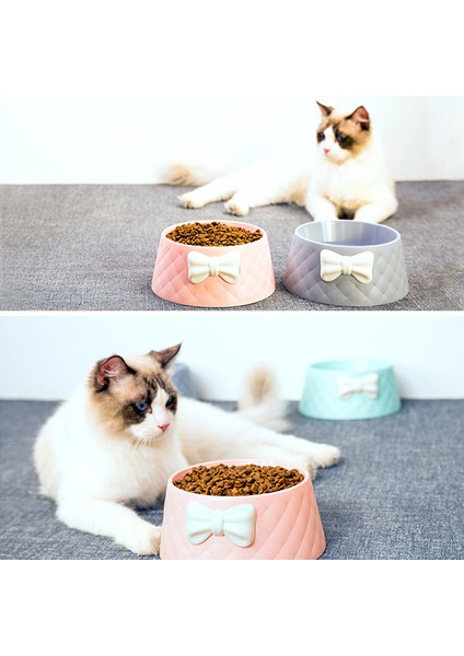 Yeşil Pet Köpek Mama Kaseleri Güzel Ilmek Köpek Besleyici Bulaşık Kase Elmas Desen Yay Kedi Kase Su Tatlı Prenses Pet Besleme Kaseleri (Yurt Dışından) indirimleri