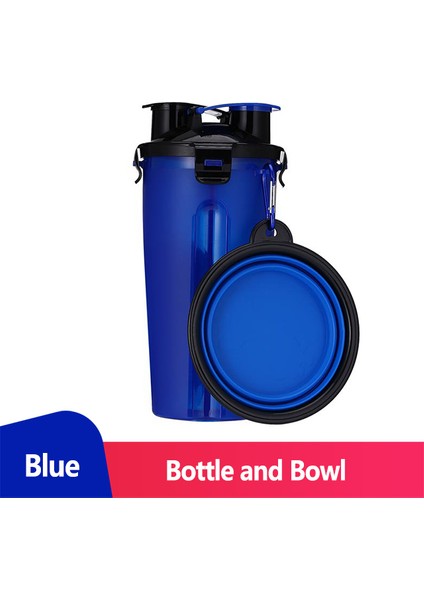 Kase Şişe Mavi Pet Köpek Su Şişesi Su Kasesi Köpekler Için Suluk Besleyici Taşınabilir Köpek Tiryakisi Kediler Için Mama Kasesi Köpekler Aksesuarları Ikram Ürünleri (Yurt Dışından)
