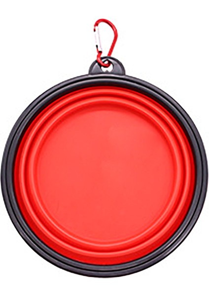 Kırmızı 350 ml 350 ml Katlanabilir Silikon Hayvan Mama Kabı Taşınabilir Kedi Köpekler Besleme Kapları Açık Seyahat Içme Için Katlanabilir Besleyici (Yurt Dışından)