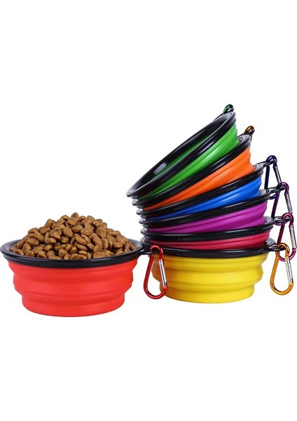 Kırmızı 350 ml 350 ml Katlanabilir Silikon Hayvan Mama Kabı Taşınabilir Kedi Köpekler Besleme Kapları Açık Seyahat Içme Için Katlanabilir Besleyici (Yurt Dışından) indirimleri