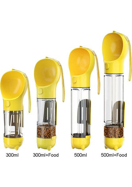 Sarı 300ML Yiyecek Kutusu ile 300ML Taşınabilir Çok Fonksiyonlu Köpek Su Şişesi Mama Besleyici Büyük Köpekler Için 3 In 1 Kaka Dağıtıcı Köpek Yavrusu Evcil Hayvan Seyahat Içme Kaseleri (Yurt Dışından) fiyatları