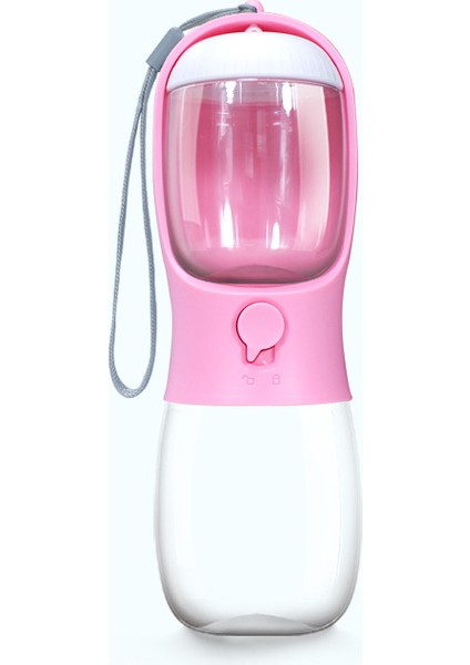 550ML Ekleyin 100G Pembe Köpekler Için Taşınabilir Su Şişesi Yavru Içme Suyu Şişesi Seyahat Pet Tiryakisi Sızdırmaz Köpek Kase Gıda Kapları Köpek Aksesuarları Kase (Yurt Dışından) fiyatları