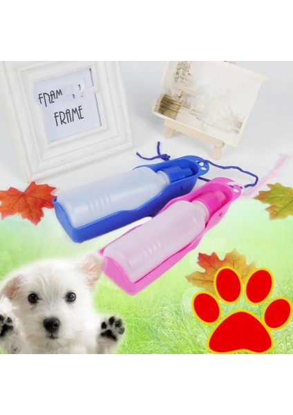 Pembe 250ML 250ML/500ML Pet Köpek Su Şişesi Plastik Taşınabilir Su Şişesi Evcil Hayvanlar Açık Seyahat Içme Suyu Besleyici Kase Katlanabilir (Yurt Dışından) indirimleri