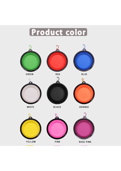 Sarı 650 ml 650 ml Katlanabilir Köpek Kase Pet Katlanır Silikon Kase Açık Seyahat Taşınabilir Köpek Suluk Köpekler Için Yiyecek Kasesi Kedi Besleyici (Yurt Dışından) modelleri