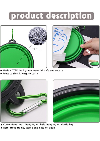 Sarı 650 ml 650 ml Katlanabilir Köpek Kase Pet Katlanır Silikon Kase Açık Seyahat Taşınabilir Köpek Suluk Köpekler Için Yiyecek Kasesi Kedi Besleyici (Yurt Dışından) fırsatları