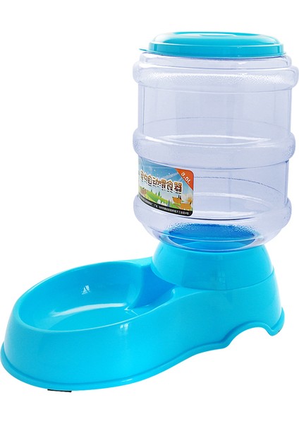 Gıda-Mavi 3.5l 3.5l Köpek Kedi Besleyici Kase Otomatik Pet Su Sebili Içme Çeşmesi Şişe Plastik Pet Besleme Tiryakisi Su Kasesi (Yurt Dışından)