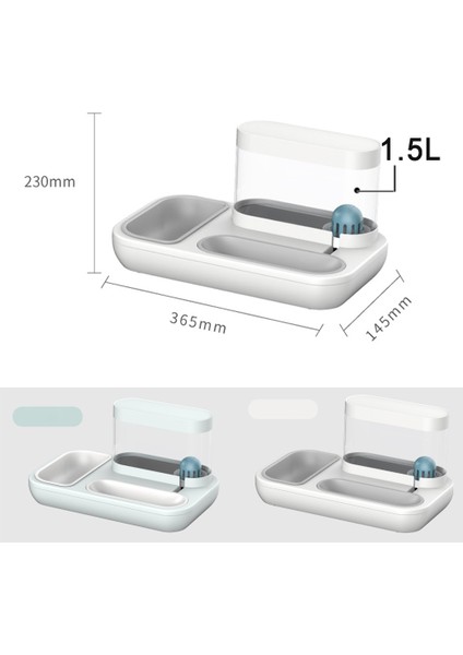 Green-2 Sıcak Satış Pet Kedi Kase Köpek Kediler Için Besleyici Kaseler Yavru Otomatik Içme Çeşmesi 1.5l Kapasiteli Köpek Besleme Suluk Ürünleri (Yurt Dışından) indirimleri