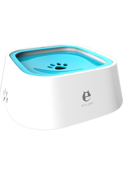 Mavi 1.5l Köpek Kase Yüzen Su Tiryakisi Taşınabilir Anti-Taşma Dağıtıcı Dökülmeden Pet Suluk Köpek Malzemeleri Aksesuarları (Yurt Dışından)