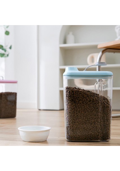 Pembe 2.5l Kedi Köpek Mühürlü Gıda Kovası Büyük Dekantör Ağzı Pet Gıda Saklama Kapları Dağıtıcı Kutusu Evcil Hayvan Malzemeleri (Yurt Dışından) indirimleri