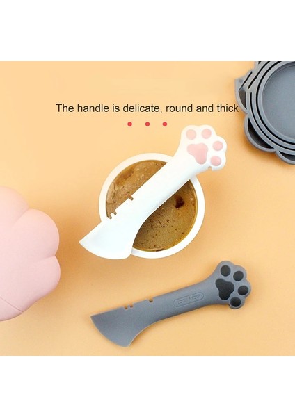 Pembe Kaşık ve Kapak Çok Fonksiyonlu Pet Konserve Kaşık Kavanoz Açacağı Yavru Besleme Karıştırma Islak Kuru Kepçe Kedi Köpek Aksesuarları Besleyici Kürek Evcil Hayvanlar Sofra (Yurt Dışından) fiyatları