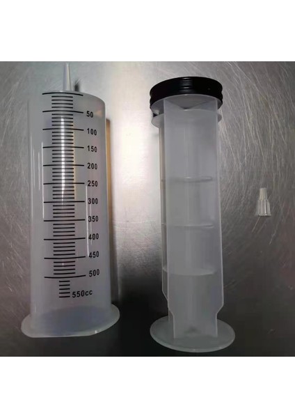350 ml Şırınga 500 ml Büyük Kapasiteli Şırınga ve Hortum Yeniden Kullanılabilir Pompa Beraberlik Mürekkep Için Ölçme Pet Besleme Araba Sıvı Yağ Tutkal Aplikatör (Yurt Dışından)