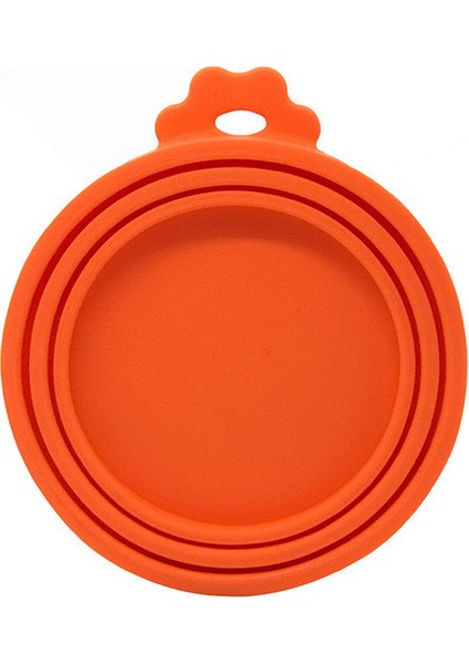 Turuncu 3 In 1 Yeniden Kullanılabilir Gıda Depolama Taze Tutmak Teneke Kapak Can Cap Pet Can Kutu Kapağı Silikon Konserve Kapağı Sıcak Mutfak Evcil Hayvan Malzemeleri Mühürlü Kapak (Yurt Dışından)