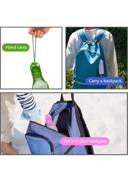 Yeşil 250 ml Pet Köpek Su Şişesi Taşınabilir Köpek Kase Küçük Orta Köpek Suluk Seyahat Otomatik Gıda Besleme Suyu Şişeleri Ev Hayvanı Ürünü (Yurt Dışından) fiyatları