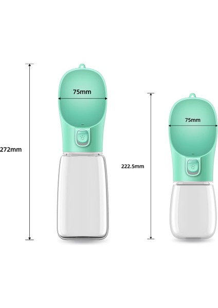 Beyaz 350 ml Yeni Taşınabilir Köpek Su Şişesi Kase Waterer Pet Köpek Tiryakisi Besleyici Seyahat Köpek Suluk Kaseler Açık Dağıtıcı Aksesuarları (Yurt Dışından) fiyatları