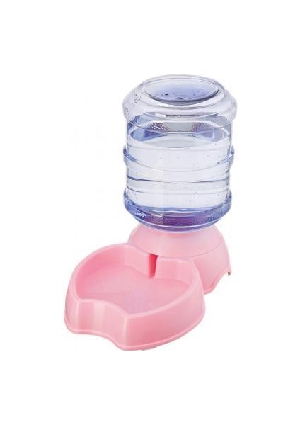 Pembe Elma Suyu 3.8l Otomatik Evcil Hayvan Besleyiciler Köpek Kedi Suluk Büyük Kapasiteli Su Gıda Tutucu Köpekler Malzemeleri (Yurt Dışından)