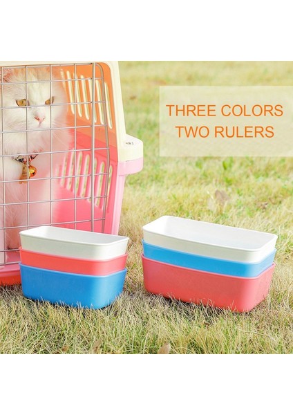 Beyaz S Küçük Evcil Hayvan Mama Besleyici Kase Hamster Kafesi Kanca Up Asılı Kase Su Içme Cihazı Kuş Güvercinler Sincap Besleme Fincan Tavşan Yemi (Yurt Dışından)