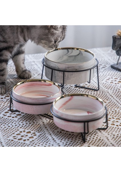 Yeşil 1 400 ml Seramik Kedi Köpek Kase Boyun Koruma Evcil Hayvan Mama Kabı Kediler Küçük Köpekler Için Pet Gıda Su Besleyici Evcil Hayvan Besleme Su Malzemeleri Kedi Aksesuarları (Yurt Dışından) modelleri