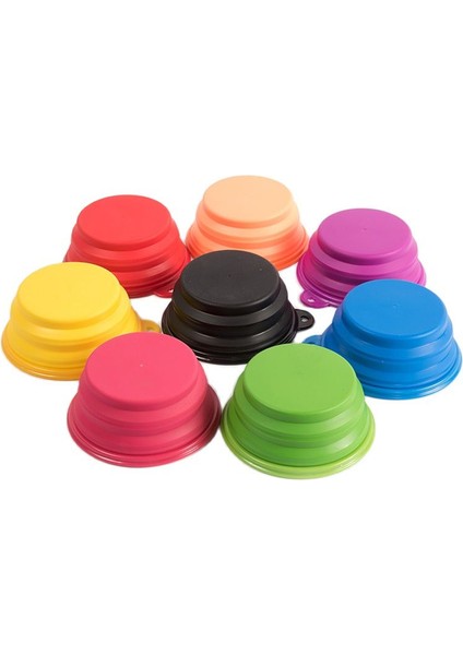 Rastgele Renkler 350ML 1000ML Köpek Kasesi Büyük Katlanabilir Kedi Katlanır Silikon Kase Açık Seyahat Taşınabilir Köpek Maması Kabı Besleyici Bulaşık Su Kasesi (Yurt Dışından)