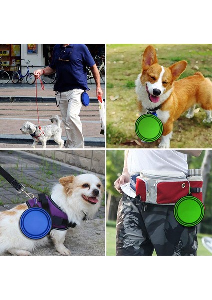 Rastgele Renkler 350ML 1000ML Köpek Kasesi Büyük Katlanabilir Kedi Katlanır Silikon Kase Açık Seyahat Taşınabilir Köpek Maması Kabı Besleyici Bulaşık Su Kasesi (Yurt Dışından) modelleri