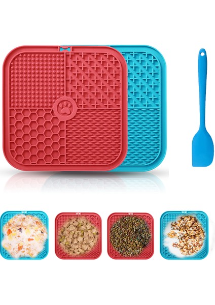 3 Adet 3 Adet Yavaş Besleyici Yalama Pedi Köpekler Için Yemekleri Silikon Dağıtıcı Vantuzlu Yalama Mat Kedi Köpek Maması Kasesi Pet Perros Malzemeleri (Yurt Dışından) fiyatları