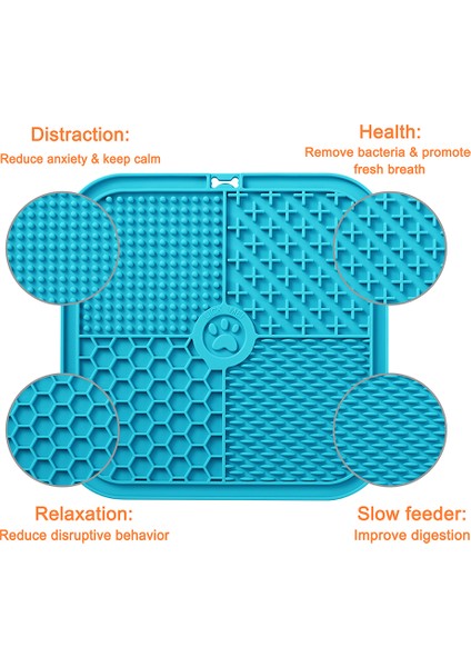 3 Adet 3 Adet Yavaş Besleyici Yalama Pedi Köpekler Için Yemekleri Silikon Dağıtıcı Vantuzlu Yalama Mat Kedi Köpek Maması Kasesi Pet Perros Malzemeleri (Yurt Dışından) indirimleri