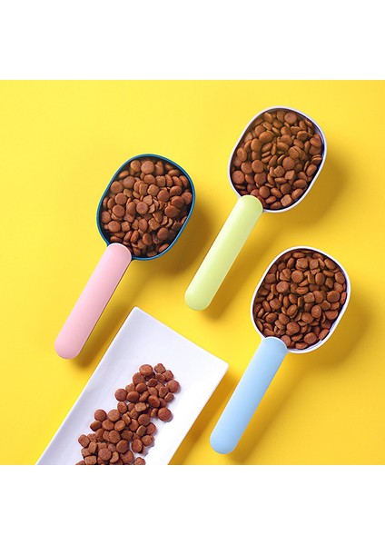 Pembe Indigo 20X8X4CM Pet Besleme Kaşığı Çok Fonksiyonlu Moda Kedi Köpek Maması Kürek Kepçe Mühürlü Çanta Klipsi Tasarımı Yaratıcı Ölçüm Fincan Evcil Hayvan Besleyici (Yurt Dışından) fiyatları