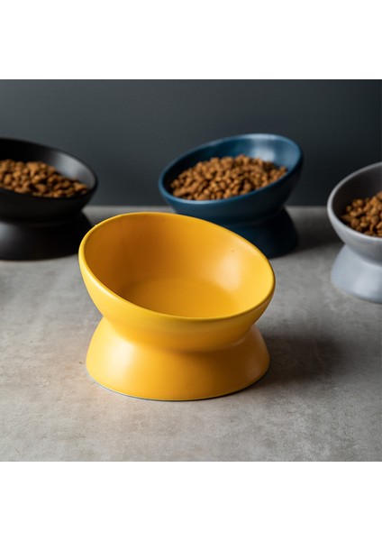 Pembe Pet Seramik Kase Iskandinav Tarzı Kedi Maması Besleme Yemekleri Yavru Köpek Boyun Koruma Yüksek Ayak Kaseler Kediler Yeme Malzemeleri (Yurt Dışından) indirimleri