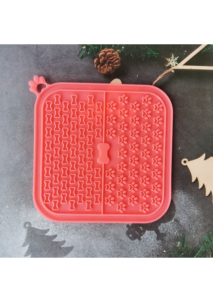 Beyaz Evcil Hayvan Besleme Matı Kazıyıcı ile Yavaş Besleyici Ped Kedi Köpek Yalamak Yalama Mat Yavru Banyo Distraksiyon Pedleri Silikon Dağıtıcı (Yurt Dışından) fırsatları