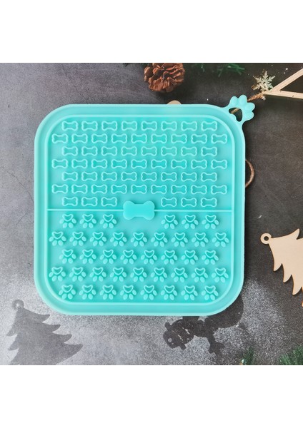 Beyaz Evcil Hayvan Besleme Matı Kazıyıcı ile Yavaş Besleyici Ped Kedi Köpek Yalamak Yalama Mat Yavru Banyo Distraksiyon Pedleri Silikon Dağıtıcı (Yurt Dışından) indirimleri