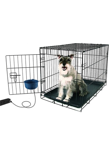 Mavi 17X15.5X7 cm Kış Isıtma Asma Pet Besleyici Sandık Kase Yavru Köpekler Için Pet Köpek Kedi Kaseler Gıda Su Yalıtım Kase Kafes Için Gıda Kabı (Yurt Dışından) modelleri
