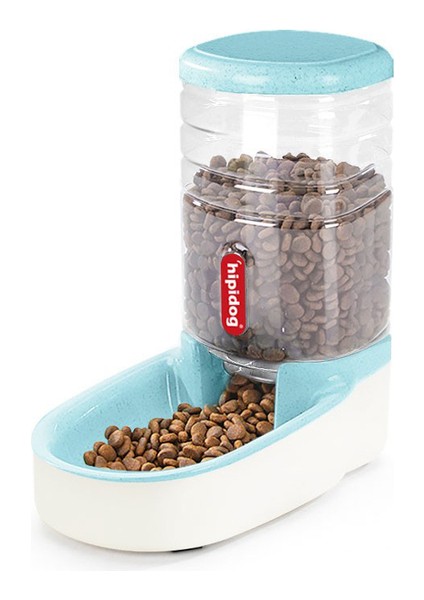 Mavi Besleyici 3.8l - Kapasiteli Köpek Otomatik Besleyici Suluk Seti Yerçekimi Evcil Hayvan Yemi Dağıtıcıları Kedi Su Sebili 3.8l Köpekler Için Büyük Kapasiteli Saklama Kabı (Yurt Dışından)