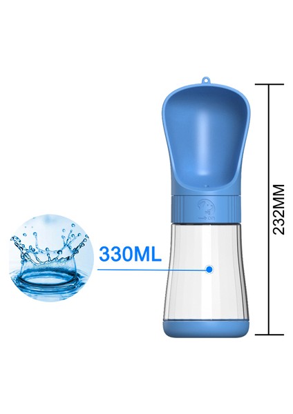Mavi 330 ml Taşınabilir Köpek Su Şişesi Küçük Büyük Köpekler Için Kase Açık Yürüyüş Köpek Pet Seyahat Su Şişesi Kedi Suluk Köpek Malzemeleri (Yurt Dışından) fiyatları
