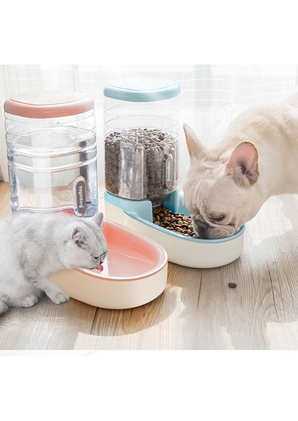 Mavi Waterer Kedi Su Sebili 3.8l Büyük Kapasiteli Saklama Kabı Köpek Otomatik Besleyici Suluk Seti Yerçekimi Köpekler Için Pet Gıda Dağıtıcıları (Yurt Dışından) fırsatları