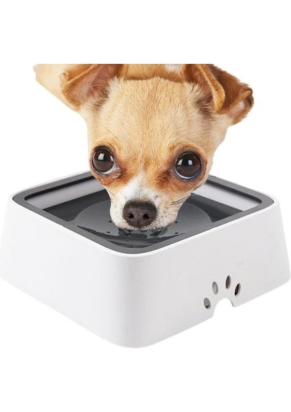 Beyaz Kase Büyük Köpek Su Kasesi 2l Yüzen Pet Su Sıçramaya Dayanıklı Kedi Su Kasesi Boğulma Önleyici Dökülmez Su Araç Taşınan Seyahat Sebili (Yurt Dışından) fiyatları