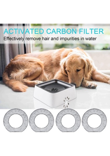 Beyaz Kase Büyük Köpek Su Kasesi 2l Yüzen Pet Su Sıçramaya Dayanıklı Kedi Su Kasesi Boğulma Önleyici Dökülmez Su Araç Taşınan Seyahat Sebili (Yurt Dışından) fırsatları