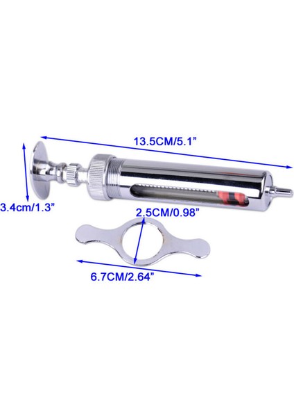 20ML 5ML/10ML/20ML/30ML/50ML/100ML Paslanmaz Çelik Metal Şırıngalavman Örnekleyici Mürekkeple Dağıtım Lavman Şırıngası Besleme Güçlendirici (Yurt Dışından) modelleri