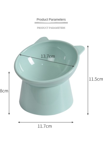 Pembe Kedi Kase Yüksek Ayak Köpek Kase Boyun Koruyucu Kedi Pet Gıda Su Kasesi Anti-Ucu Binoral Pet Besleme Kedi Aksesuarı Pet Tatlı Kase (Yurt Dışından) fırsatları