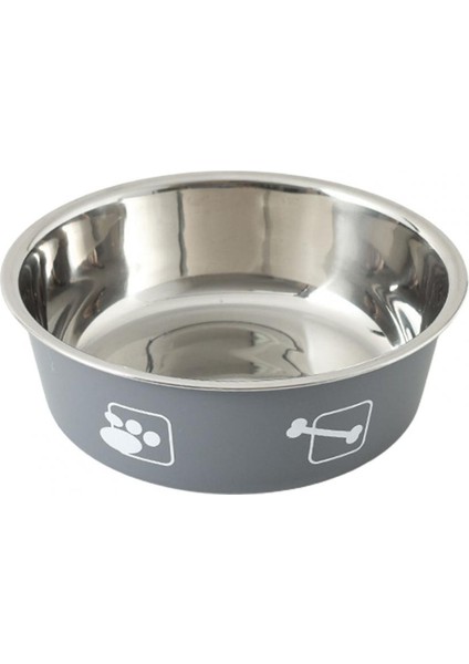 Gri M Köpek Kedi Mama Kasesi Pet Besleyici Kase Ev Için Dayanıklı Kaymaz Paslanmaz Çelik Kalınlaşmış (Yurt Dışından) fırsatları