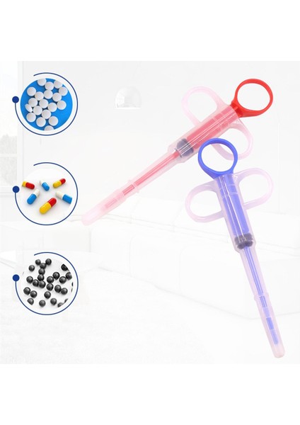 Kırmızı 2 Adet 3 Paket Pet Ilaç Besleyici Şırınga Hap Tabancası Itme Dağıtıcı Iksir Süt Şırınga Köpek Kedi Yavrusu Ilaç Besleme Aracı (Yurt Dışından) fiyatları