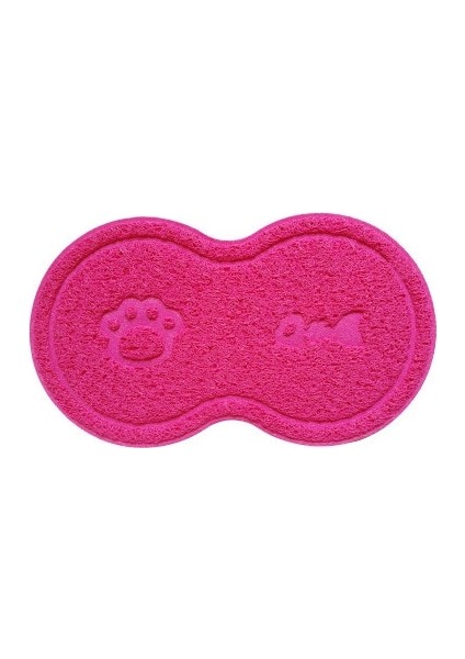 Gül Kırmızı Pet Placemat Köpek Yavrusu Kedi Besleme Mat Pad Sevimli Pvc Yatak Bulaşık Kase Gıda Silin Temiz Renkli Su Besleme Placemat BW612 (Yurt Dışından)