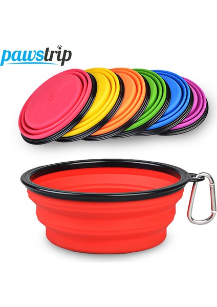 Slow Food Kırmızı 350ML Katlanır Silikon Köpek Kasesi Taşınabilir Seyahat Pet Gıda Kabı Katlanabilir Kedi Köpek Su Kasesi Yavru Besleyici Köpek Aksesuarları (Yurt Dışından) fırsatları