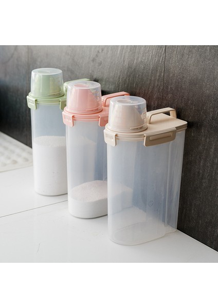 3l Pembe Cawayi Kulübesi Köpek Kedi Maması 1.75/3l Kova Plastik Depolama Tankı Ölçüm Kabı Konteyner Nem Geçirmez Mühürlü Kavanoz Evcil Hayvan Malzemeleri (Yurt Dışından) modelleri